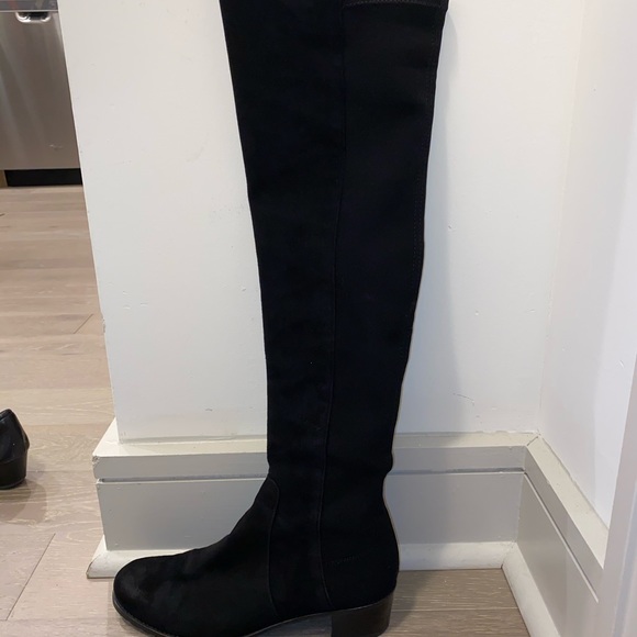 Stuart Weitzman Reserve Suede Over-The-Knee Boot - Picture 5 of 7